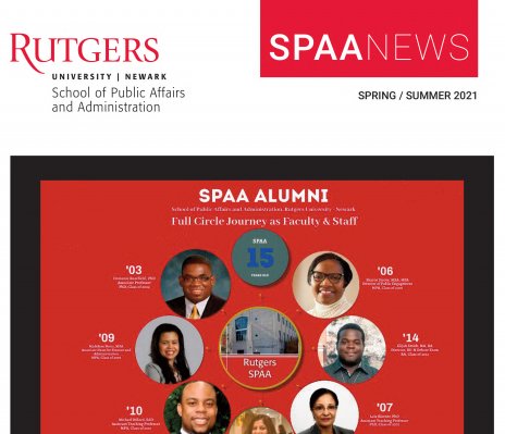 Rutgers SPAA NEWS Spring-Summer 2021